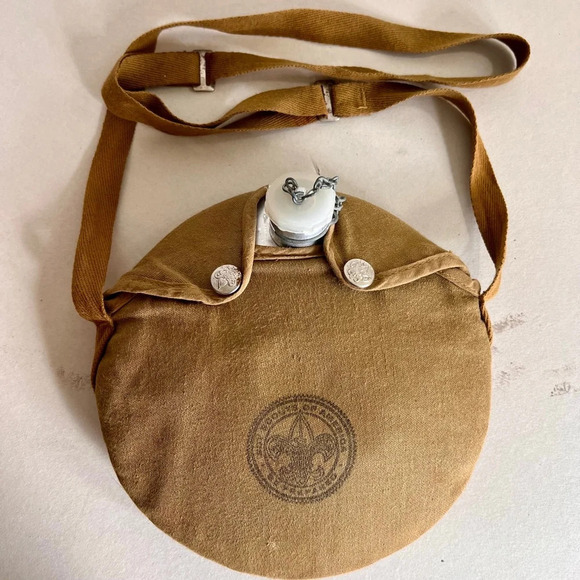 Vintage Boy Scouts of America Canteen Brown - Picture 1 of 10
